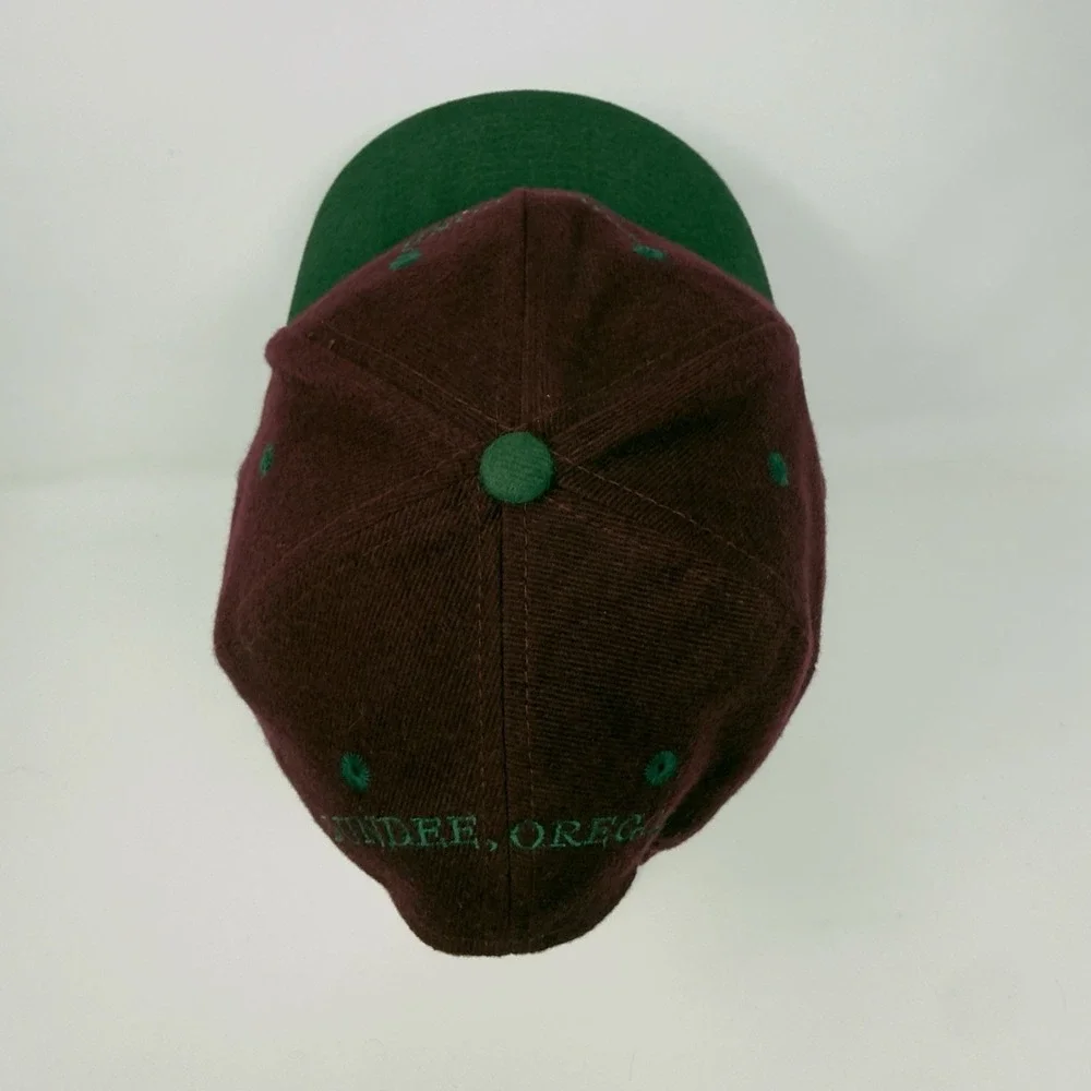 Vtg Duck Pond Cellars Merlo & Green Embroidered Duck Baseball Hat Cap Adjustable